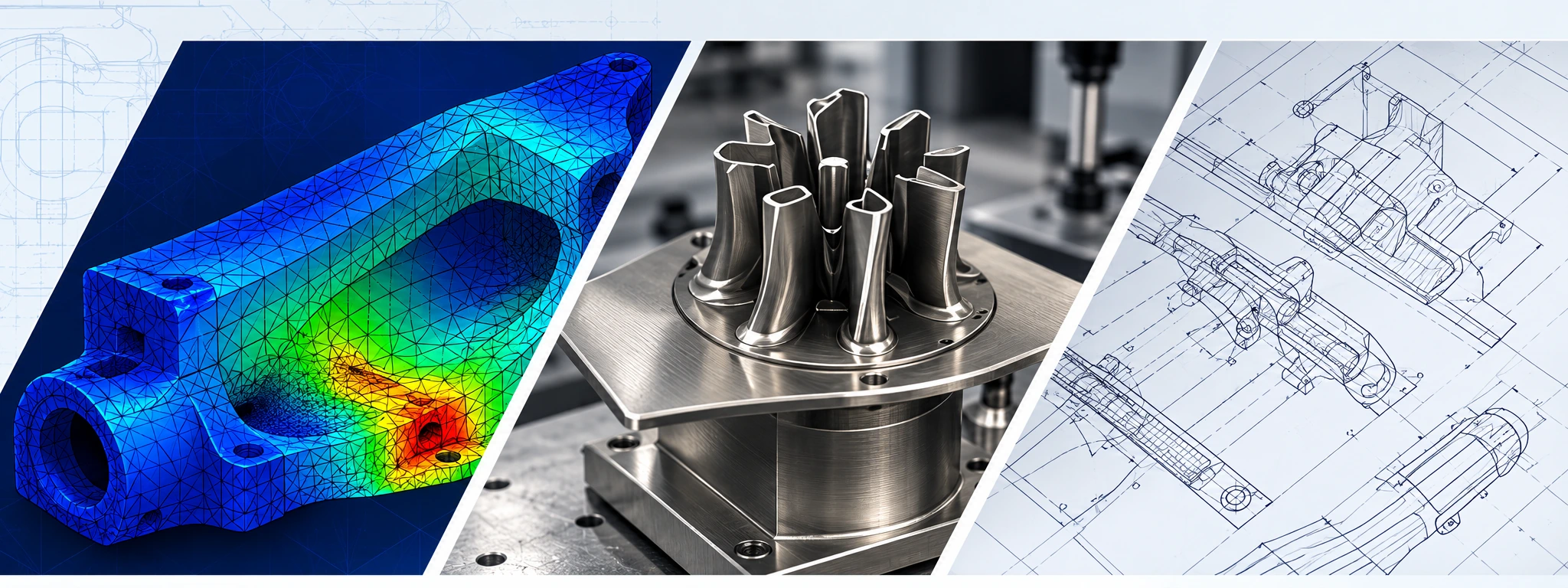 Engineering simulation and development imagery