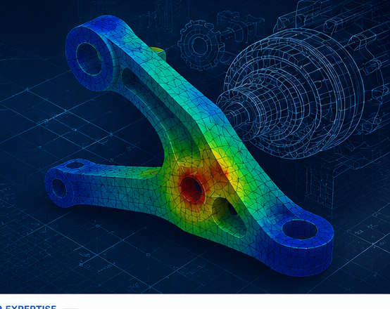 FEA engineering simulation visual